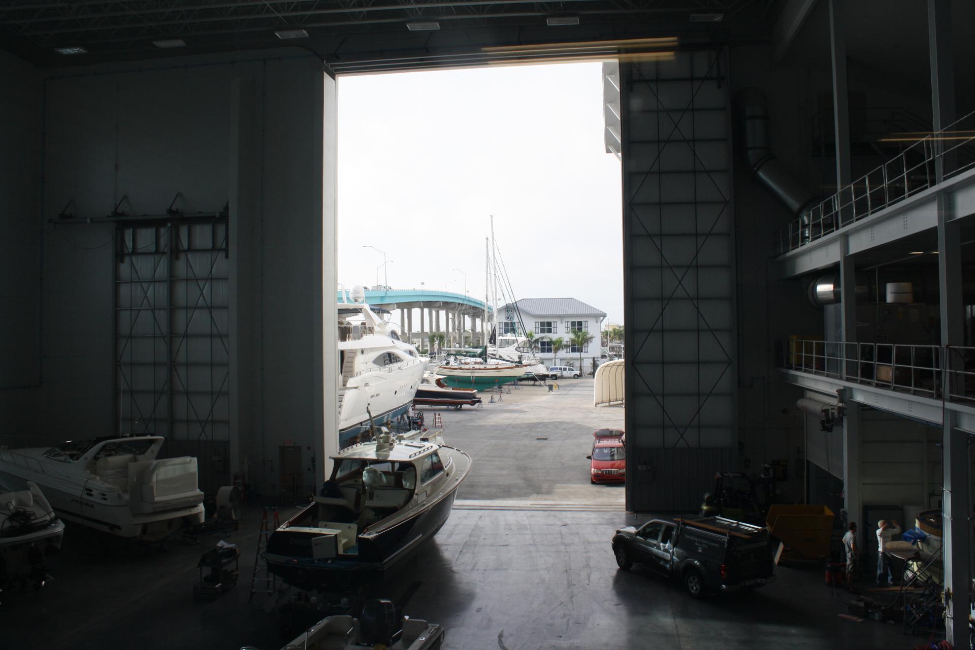 Diversified Yacht interior looking out